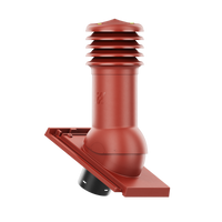 Kominek wentylacyjny do dachówki DOMINO CZERWIEŃ WINNA fi150