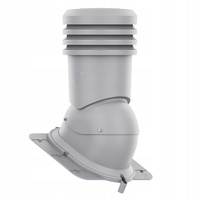 WYRZUTNIA DACHOWA IZOLOWANA kominek wentylacyjny UNIWERSALNY RAL7036 fi200