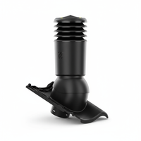 Kominek wentylacyjny IZOLOWANY do dachówki MILANO CZARNY MAT fi150