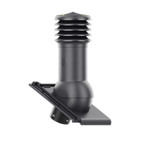 Kominek wentylacyjny do dachówki BERGAMO ANTRACYT ANGOBA fi150