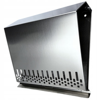 Czerpnia powietrza ścienna kratka wentylacyjna fi 150 kolor: INOX