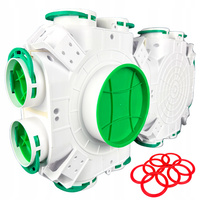 SKRZYNKA ROZDZIELCZA ROZDZIELACZ REKUPERACJA WENTYLACJA fi 160 / 12x90 mm