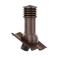 Kominek wentylacyjny do dachówki BAŁTYCKA/IKAST/SKAGEN BRĄZOWY fi125