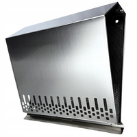 Czerpnia powietrza ścienna kratka wentylacyjna fi 160 kolor: INOX