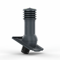 Kominek wentylacyjny do dachówki STODO/CONTITION 12 GLAZURA GRAFITOWA fi150