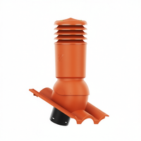 Kominek wentylacyjny IZOLOWANY do dachówki TAUNUS PFANNE (GRECKA)/ TERRAN DANUBIA CEGLASTY fi150