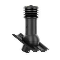 Kominek wentylacyjny do dachówki VOJENS (PODWÓJNA RZYMSKA) CZARNY fi125
