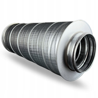 Tłumik Akustyczny Kanałowy OCYNK Wentylacja Rekuperacja fi200 mm dł. 600 mm