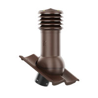 Kominek wentylacyjny do dachówki GOTEBORG PLANAR/DURATOP BRĄZOWA fi125