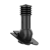 Kominek wentylacyjny do dachówki KARPIÓWKI CZARNY RAL 9005 fi150