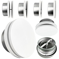 ANEMOSTAT nawiewno wywiewny tłumiący fi160 + ramka montażowa