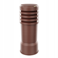 Nasada kominowa wentylacyjna Flatline Basic fi160mm  - BRĄZOWA