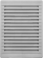 KRATKA WENTYLACYJNA 14x21 z siatką SZARA 140x210