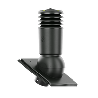 Kominek wentylacyjny IZOLOWANY do dachówki TEGALIT GRAFITOWY fi150