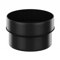 Redukcja rury giętej do kominków i wywietrzaków fi 110/100 - 110 na 100 mm 