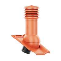 Kominek wentylacyjny do dachówki ALEGRA 9 CZERWIEŃ fi125