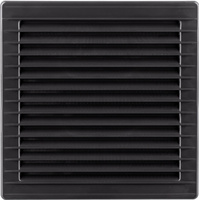Kratka Wentylacyjna KWADRAT 14x14 z siatką GRAFIT