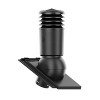 Kominek wentylacyjny IZOLOWANY do dachówki OREA 9 CZARNA ANGOBA SZLACHETNA fi150