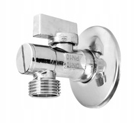 Zawór kątowy kulowy 1/2 x 1/2 Filtr Rozeta Kurek