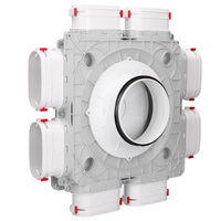 Skrzynka rozdzielcza- Rekuperacja - System Owalny FLAT 8x52 / 160mm