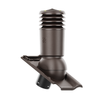 Kominek wentylacyjny IZOLOWANY do dachówki PIEMONT BRĄZOWA ANGOBA/JESIENNY LIŚĆ fi150