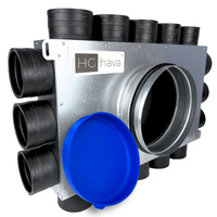 SKRZYNKA ROZDZIELCZA ROZDZIELACZ RUROWY WENTYLACYJNY FI 200 | 16X75 MM