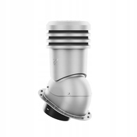 WYRZUTNIA DACHOWA IZOLOWANA kominek RAL7036 fi200