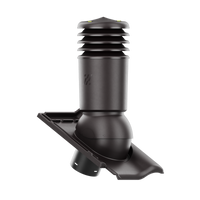 Kominek wentylacyjny IZOLOWANY do dachówki RUBIN 9V TEKOWY GLAZURA fi125