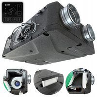 REKUPERATOR Centrala Blauberg VENTS Reneo D 240 - Nagrzewnica + STEROWNIK