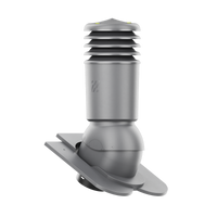 Kominek wentylacyjny IZOLOWANY do dachówki KARPIÓWKI GRAFIT RAL 7024 fi125