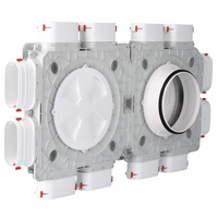 Skrzynka rozdzielcza - Rekuperacja - System Owalny FLAT 12x52 / 160mm