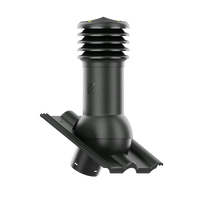 Kominek wentylacyjny do dachówki ROMAŃSKA GRAFITOWY LUMINO/CISAR fi125