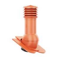 Kominek wentylacyjny do dachówki KARPIÓWKI CEGLASTY RAL 8004 fi125