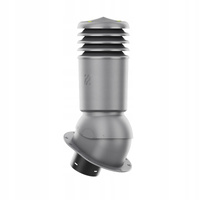 Kominek wentylacyjny IZOLOWANY WYRZUTNIA do pokryć płaskich GRAFIT fi150