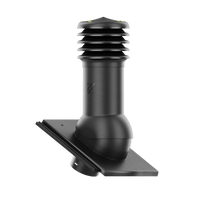 Kominek wentylacyjny do dachówki KAPSTADT PLANAR/DURATOP CZARNY fi150