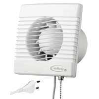 Wentylator łazienkowy domowy pRim 150 PS Przewód i łańcuszek