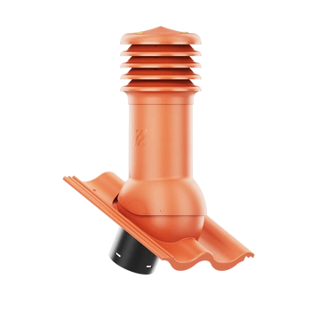 Kominek wentylacyjny do dachówki PALEMA CEGLASTY/MIEDZIANY/KASZTANOWY fi125