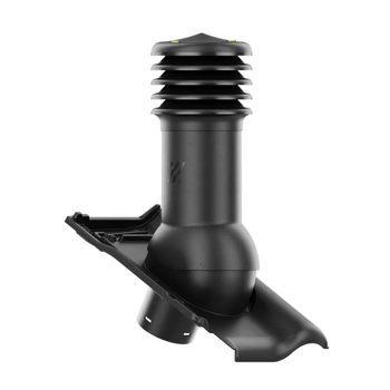 Kominek wentylacyjny do dachówki TITANIA ANTRACYT ANGOBA/CZARNA GLAZURA fi125