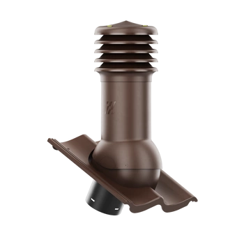 Kominek wentylacyjny do dachówki GOTEBORG PLANAR/DURATOP BRĄZOWA fi125