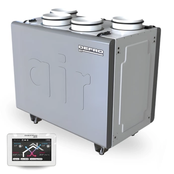 Rekuperator Centrala DEFRO DRX 400 V-E 450 m3/h - nagrzewnica + wymiennik entalpiczny + panel sterowania