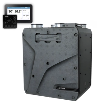 REKUPERATOR Centrala Blauberg Reneo SE 350 VG - NAGRZEWNICA + EPP + CZARNY PANEL STERUJĄCY