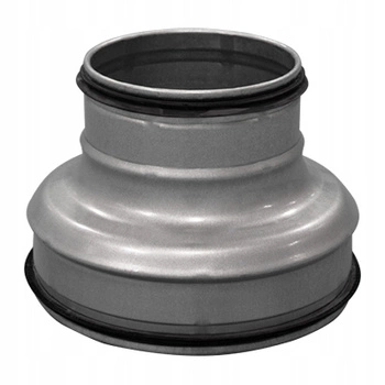 Redukcja wentylacyjna OCYNK fi 160/100 - 160 na 100 mm z USZCZELKĄ