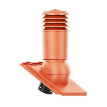 Kominek wentylacyjny IZOLOWANY do dachówki OREA 9 CZERWIEŃ NATURALNA fi150