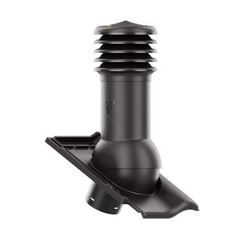 Kominek wentylacyjny do dachówki RUBIN 9V TEKOWY GLAZURA fi150