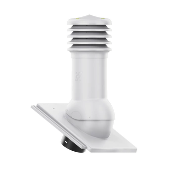 Kominek wentylacyjny do dachówki KAPSTADT JASNOSZARY fi125