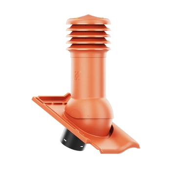 Kominek wentylacyjny do dachówki RUBIN 9V CEGLANA/MIEDZIANA ANGOBA fi150