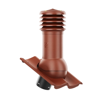 Kominek wentylacyjny do dachówki BAŁTYCKA/IKAST/SKAGEN KASZTANOWY fi150