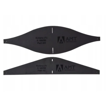 Formatka do wycinania izolacji wełny dla kolan wentylacyjnych fi 160