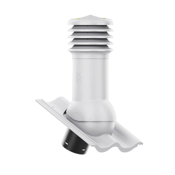 Kominek wentylacyjny do dachówki PALEMA SZARY fi125