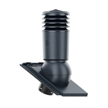 Kominek wentylacyjny IZOLOWANY do dachówki OREA 9 SZARA/ANTRACYTOWA ANGOBA fi125